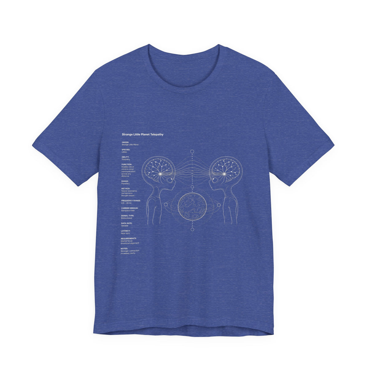 Alien Telepathy Diagram Tee