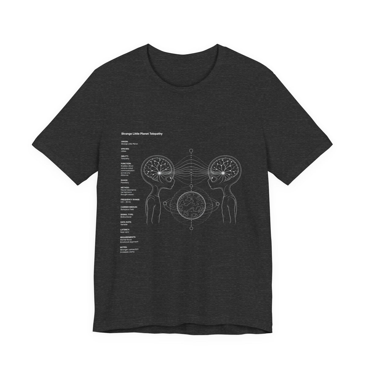 Alien Telepathy Diagram Tee