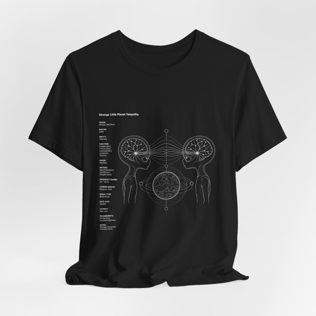 Alien Telepathy Diagram Tee