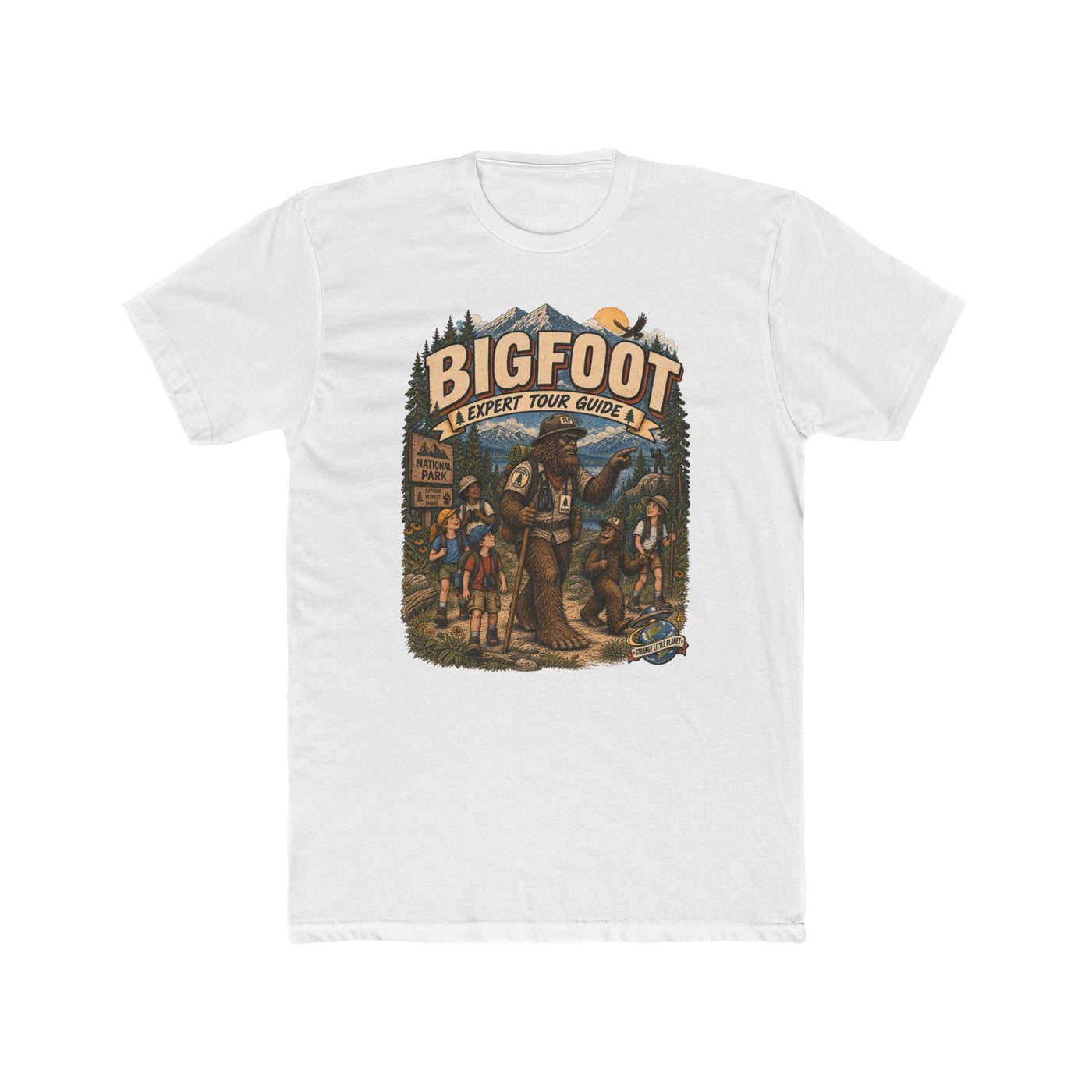 Bigfoot- Expert Tour Guide T-shirt