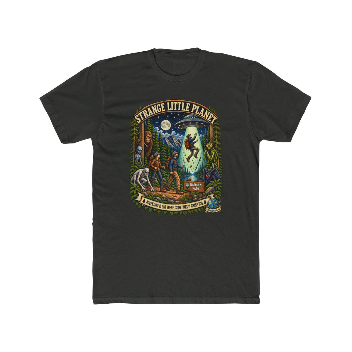 Strange Little Planet- Adventure Is Out There T-Shirt