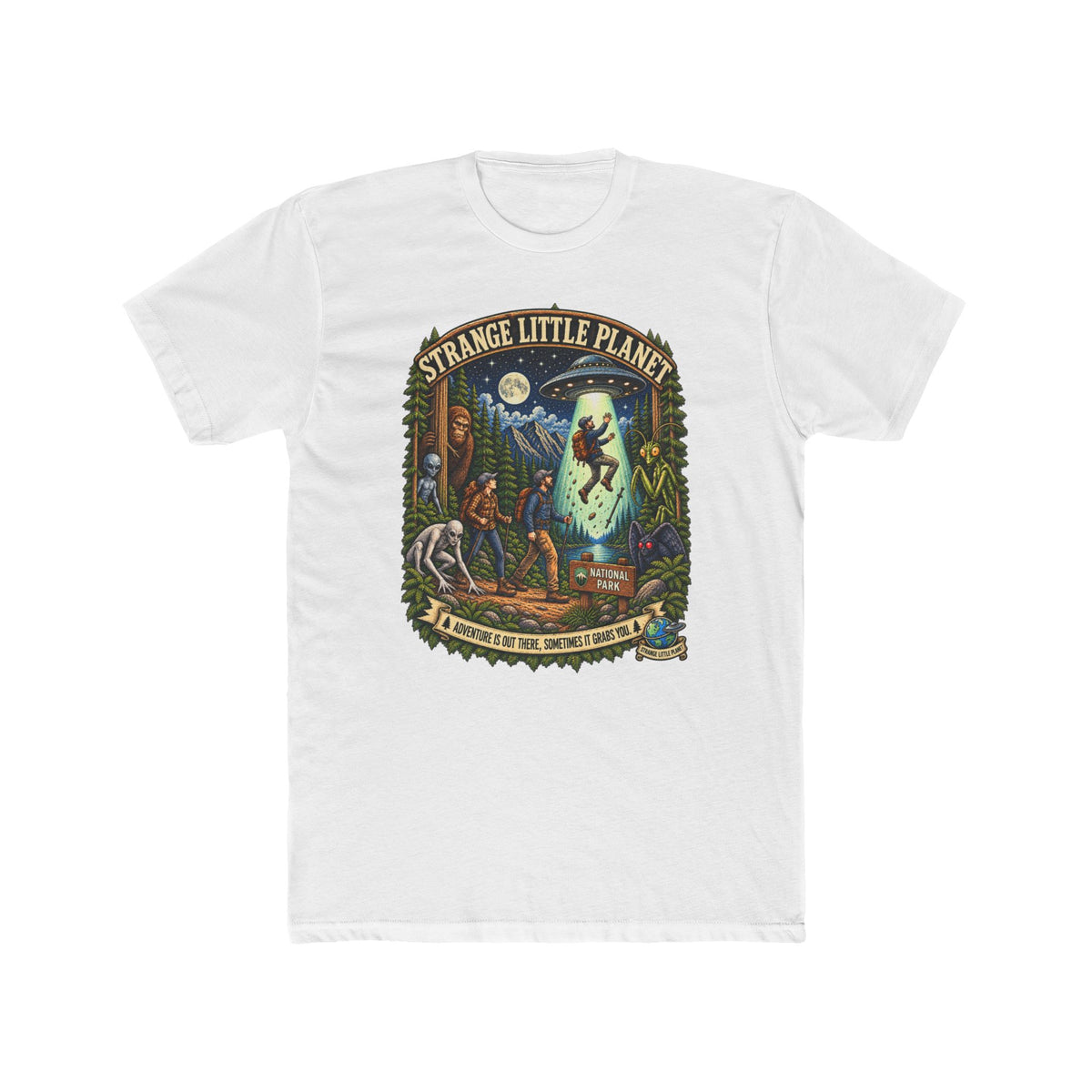 Strange Little Planet- Adventure Is Out There T-Shirt