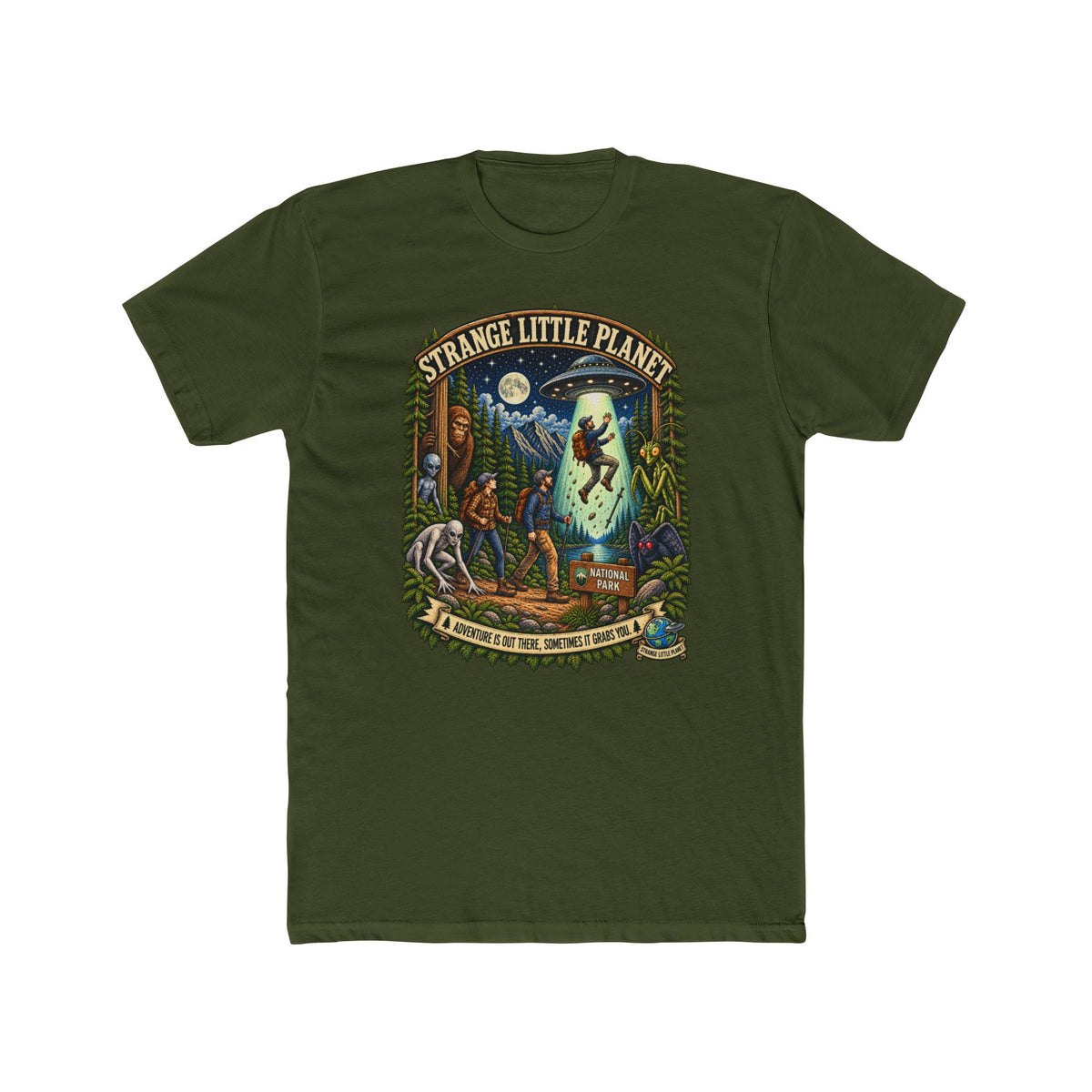 Strange Little Planet- Adventure Is Out There T-Shirt