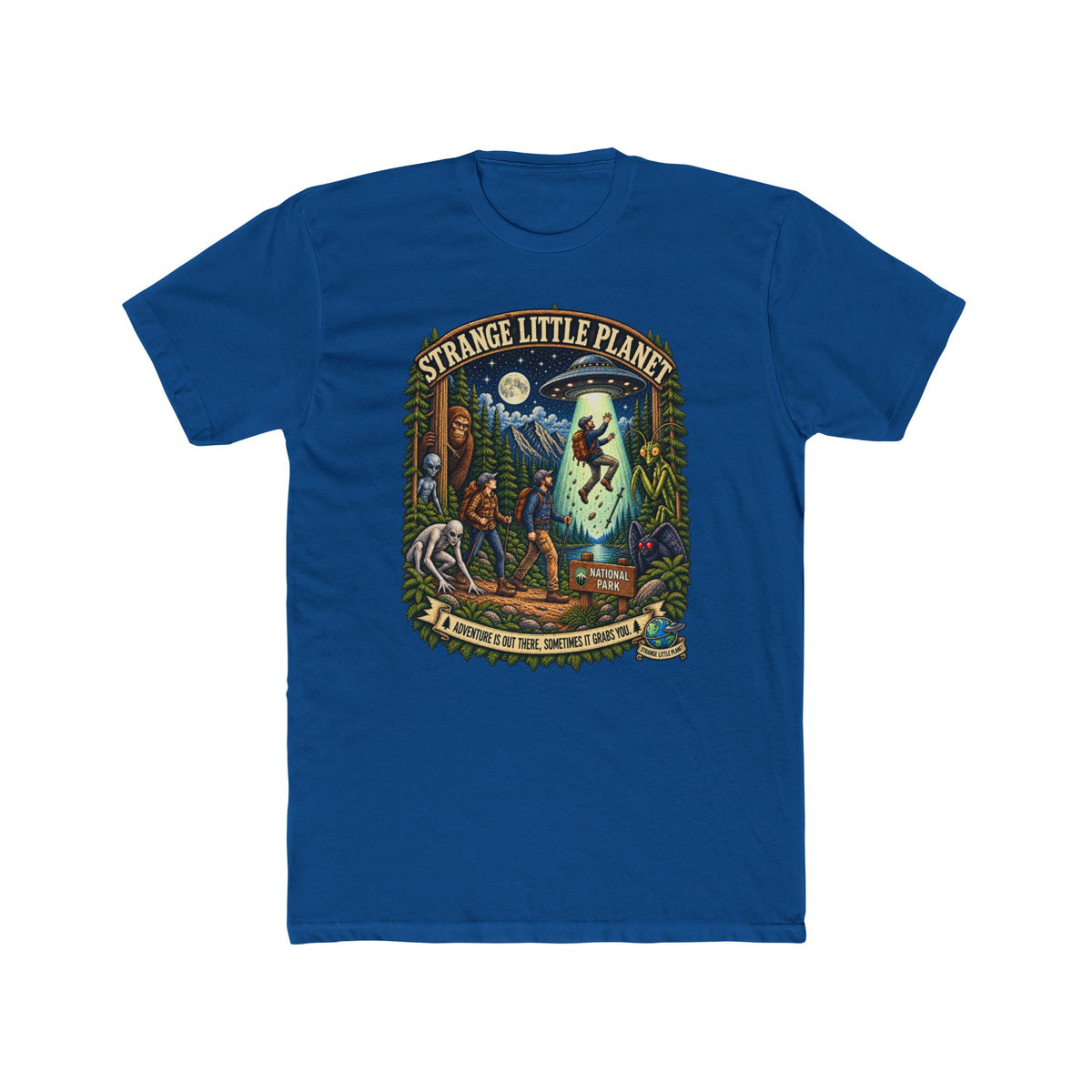 Strange Little Planet- Adventure Is Out There T-Shirt
