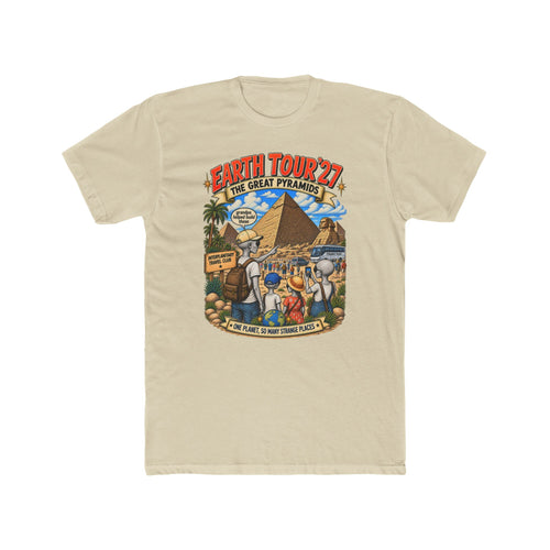 Earth Tour '27: The Great Pyramids Aliens on vacation T-shirt